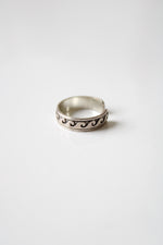 Sterling Silver Wave Toe Ring