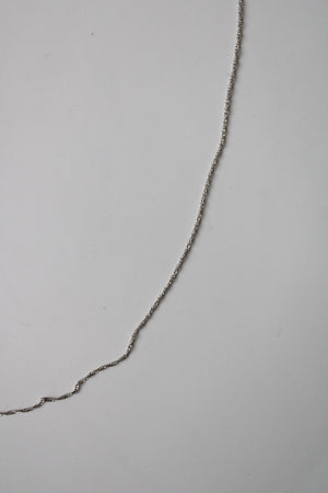 White Gold 10KT Dainty Chain Necklace
