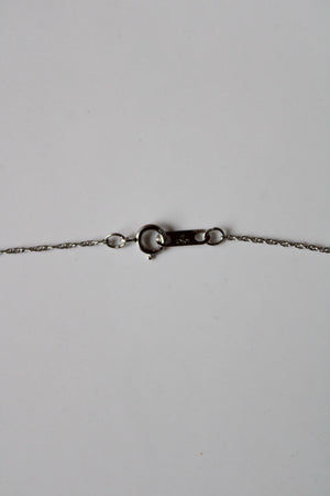 White Gold 10KT Dainty Chain Necklace