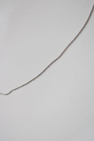 White Gold 10KT Dainty Chain Necklace
