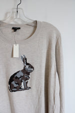 NEW Talbots Tan Bunny Wool Blend Sweater | 3X