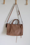 Rebecca Minkoff Regan Satchel Mauve/Tan Leather Purse