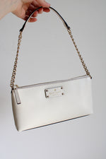 Kate Spade Wellesley Byrd Leather Beige Purse