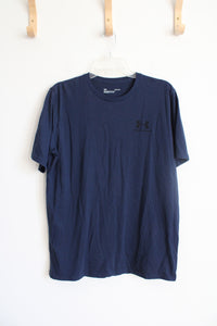 Under Armour Navy Logo Shirt | L