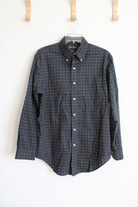 Ralph Lauren Red Green & Blue Plaid Long Sleeved Button Down Shirt | 15.5-32/33 (M)