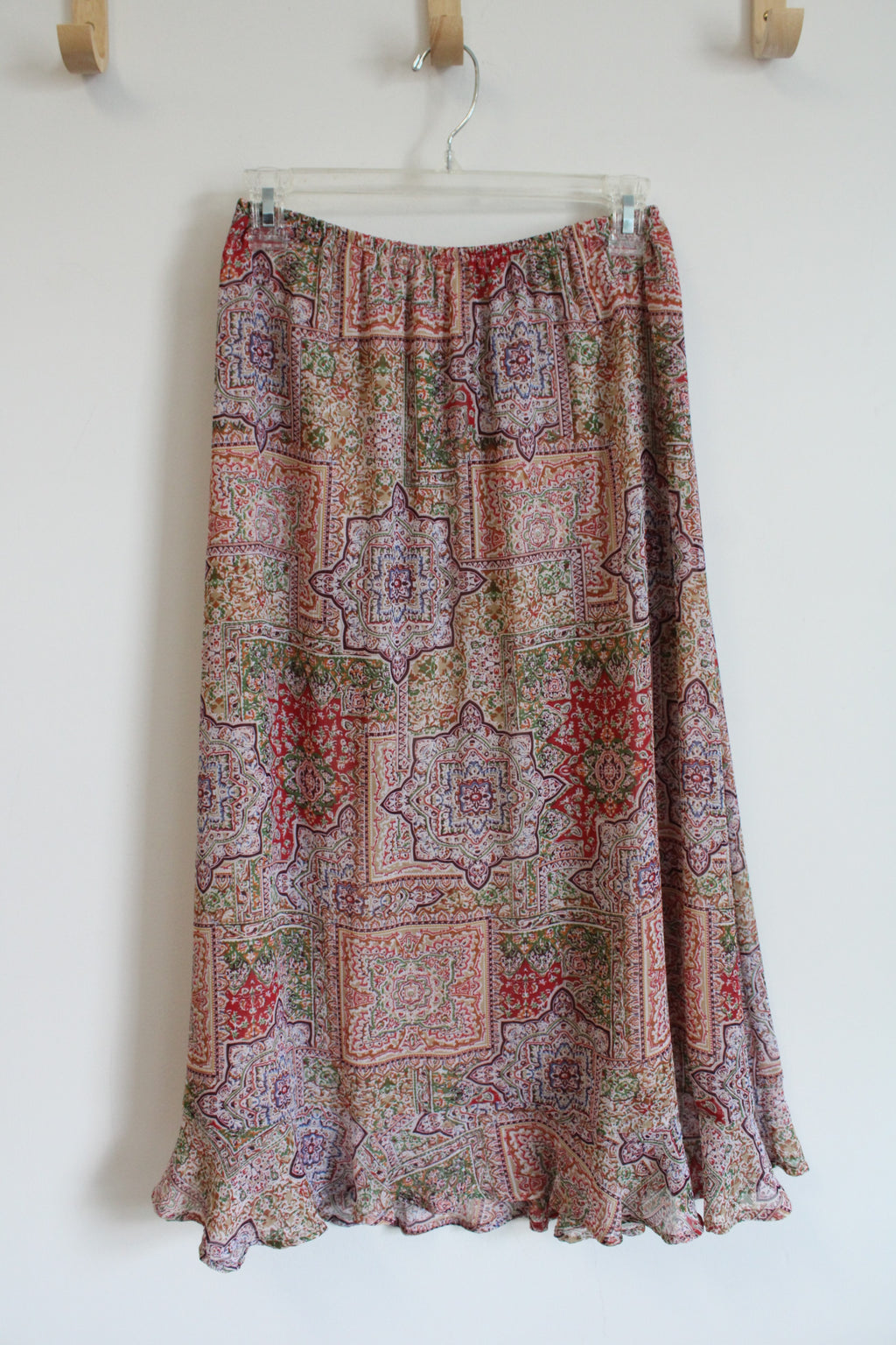 Christopher & Banks Multi-Colored Flowy Skirt | S