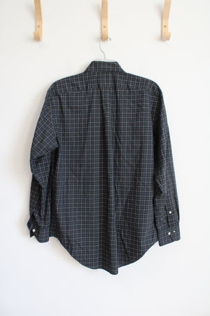 Ralph Lauren Red Green & Blue Plaid Long Sleeved Button Down Shirt | 15.5-32/33 (M)