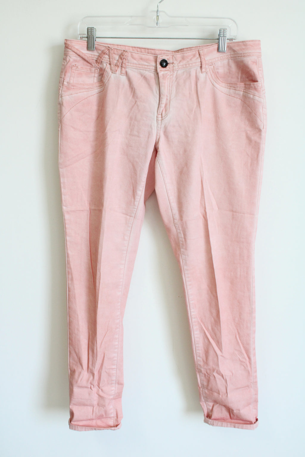 Light Pink Straight Cut Pants | XL