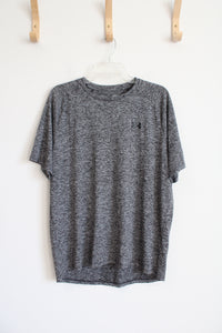 Under Armour Gray & Black Athletic Shirt | L