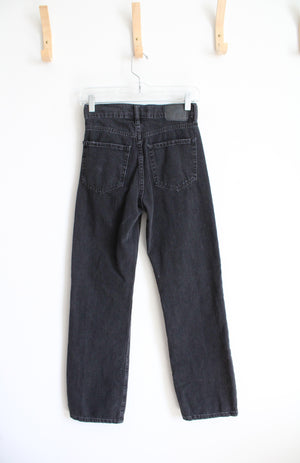 Aeropostale 90s Baggy Black Distressed Jeans | 000