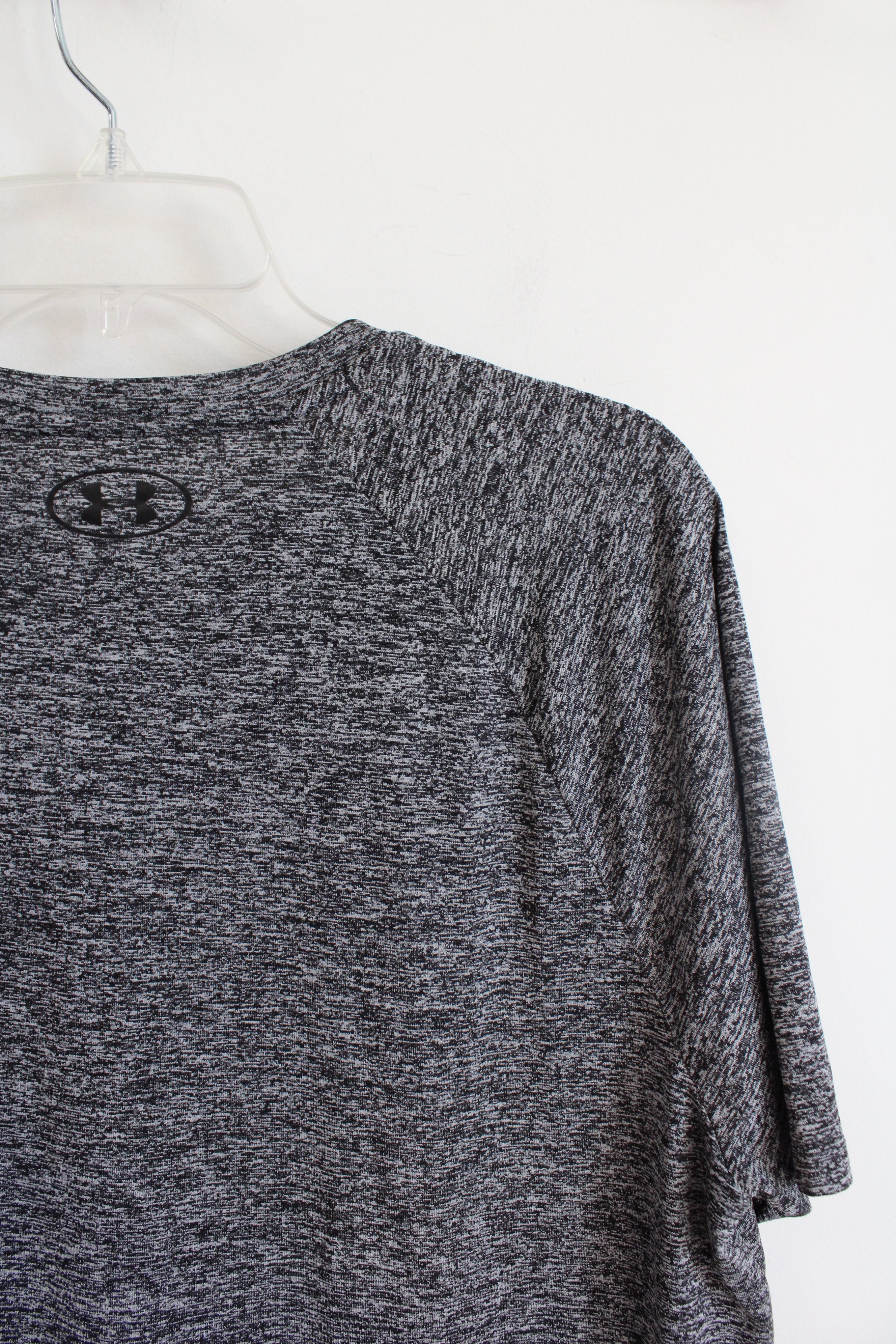 Under Armour Gray & Black Athletic Shirt | L