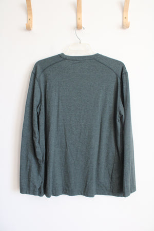 G.H. Bass & Co. Dark Green Long Sleeved Shirt | XL