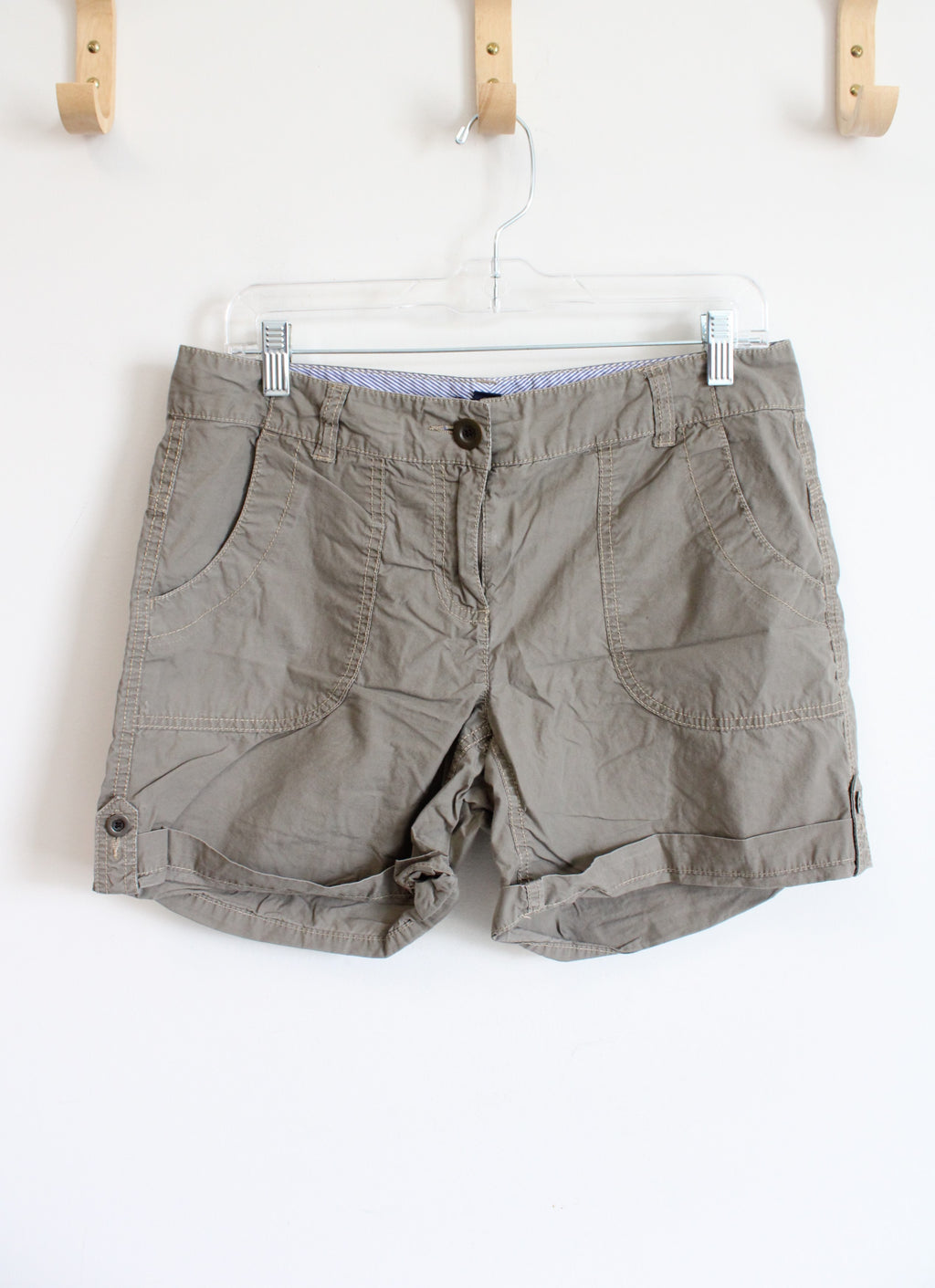 Tommy Hilfiger Brown Cotton Shorts | 8