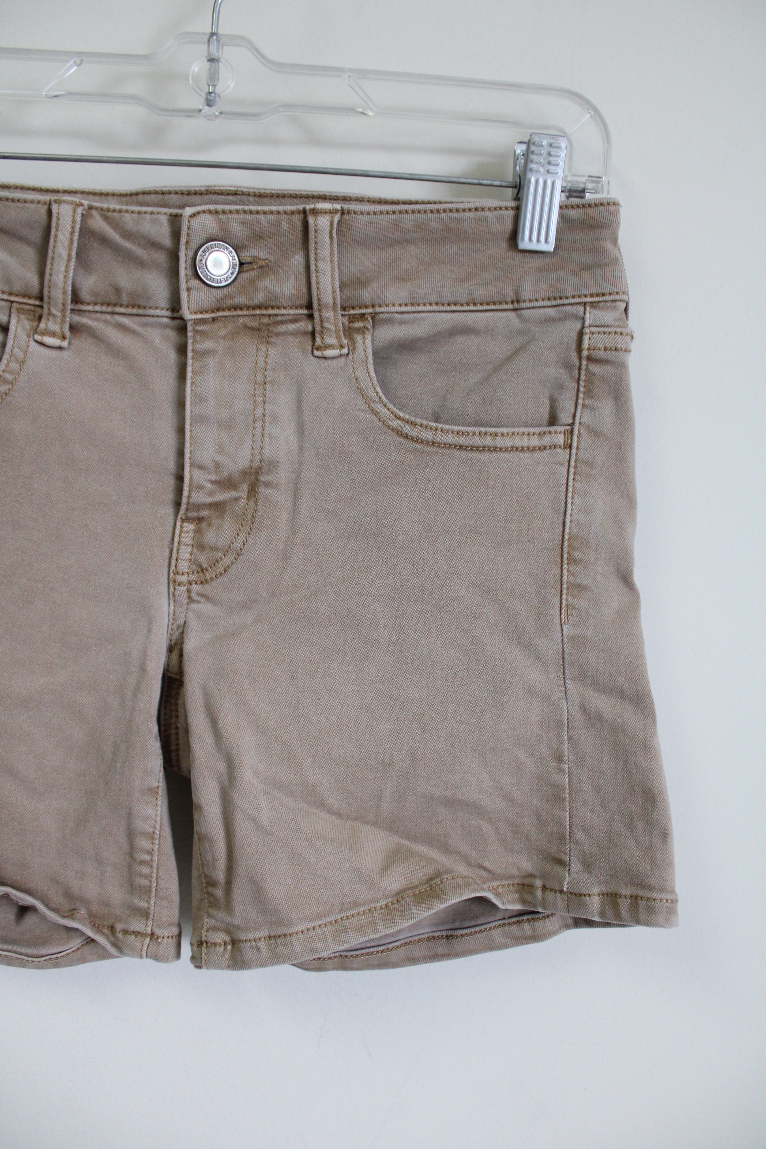 American eagle midi sales super stretch shorts