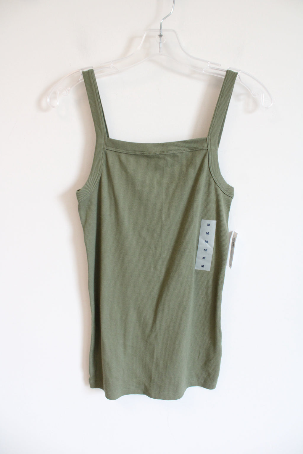 NEW Old Navy Olive Green Ribbed Tank | M