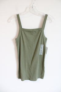 NEW Old Navy Olive Green Ribbed Tank | M