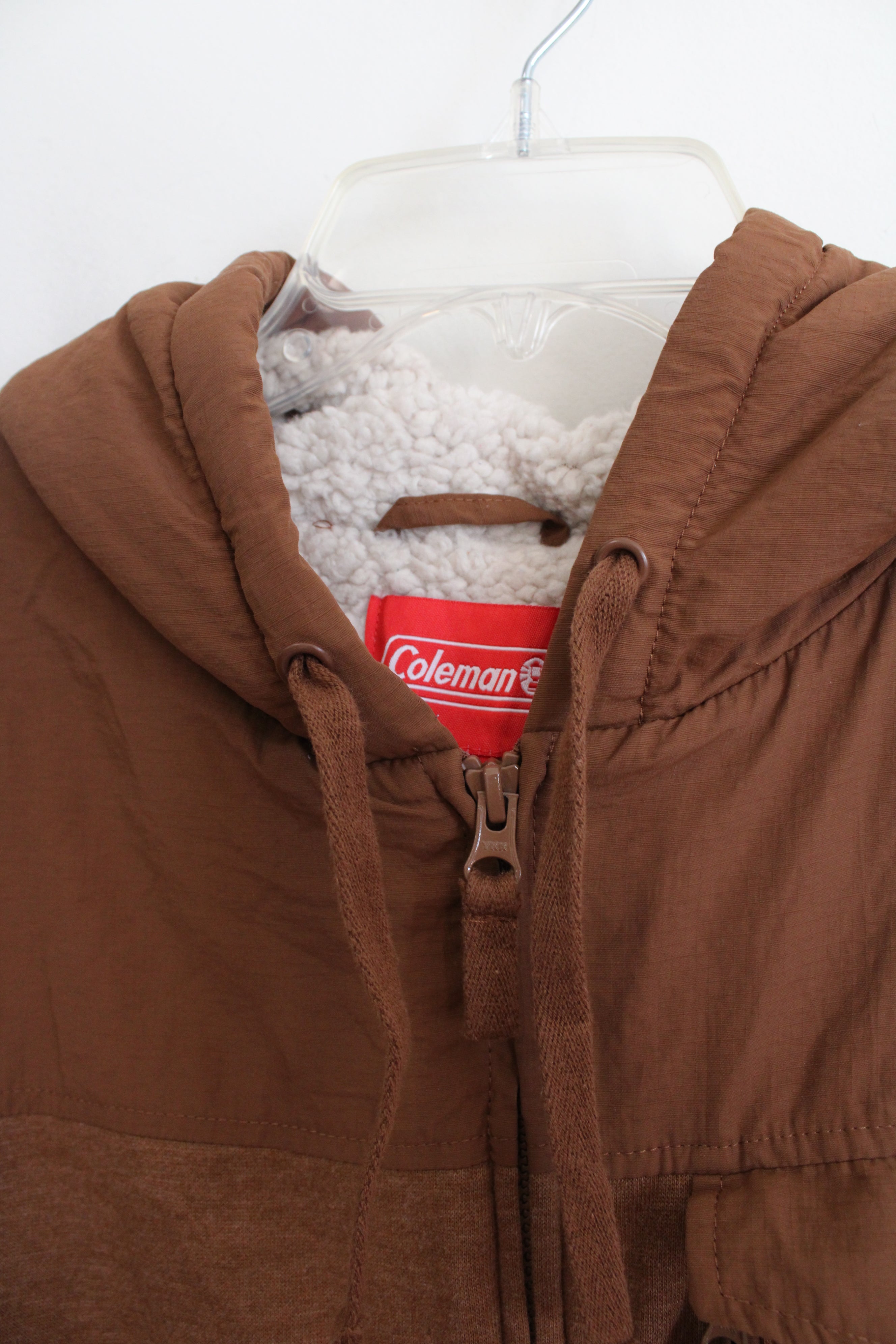 Coleman Sherpa Lined Brown Zip Up Jacket | XXL