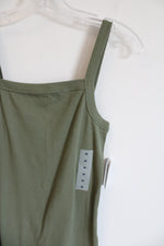 NEW Old Navy Olive Green Ribbed Tank | M