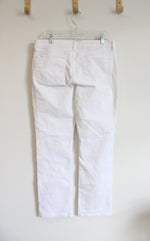 NYDJ White Marilyn Straight Jeans | 14