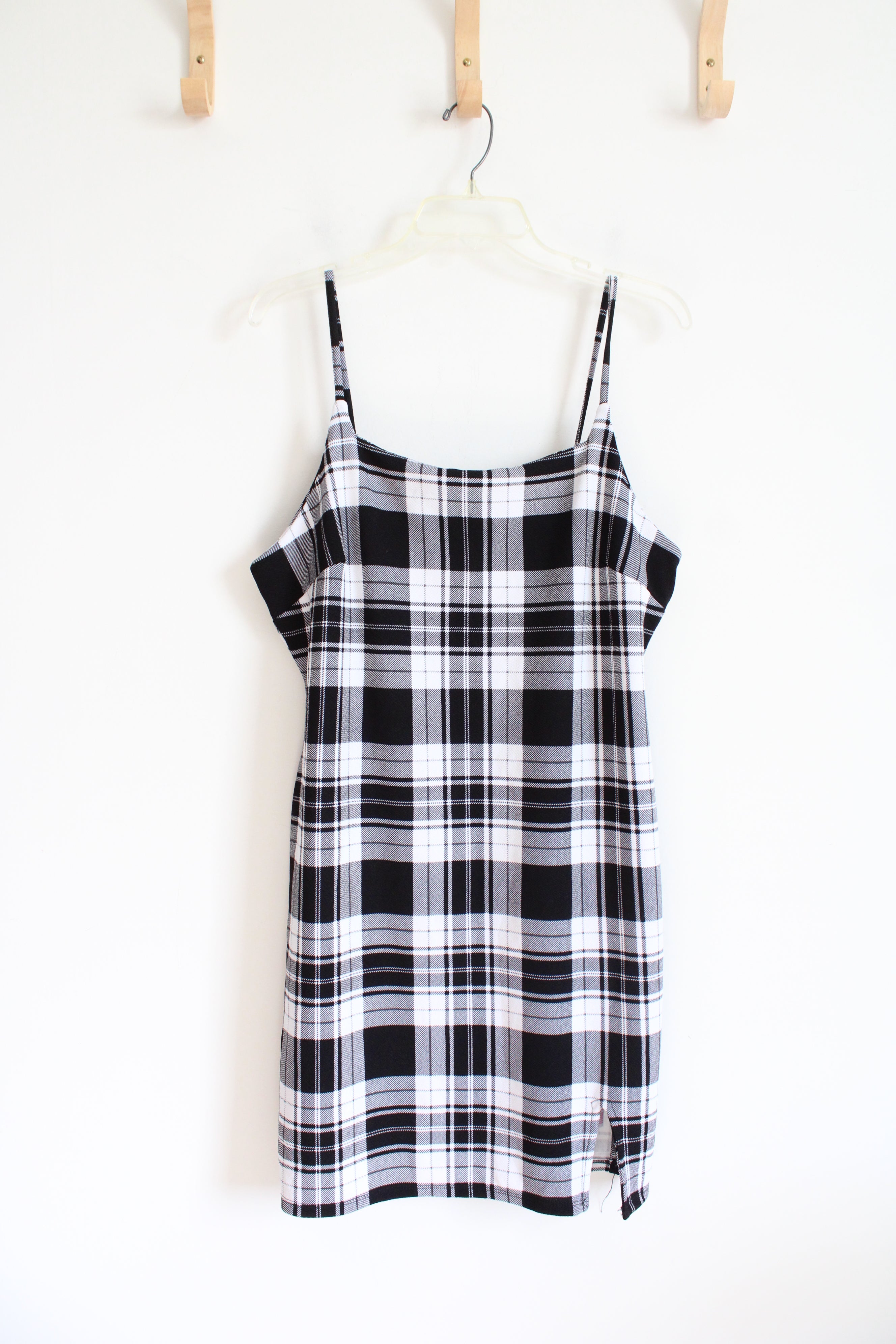 No Boundaries Black & White Plaid Dress | XXXL (21)