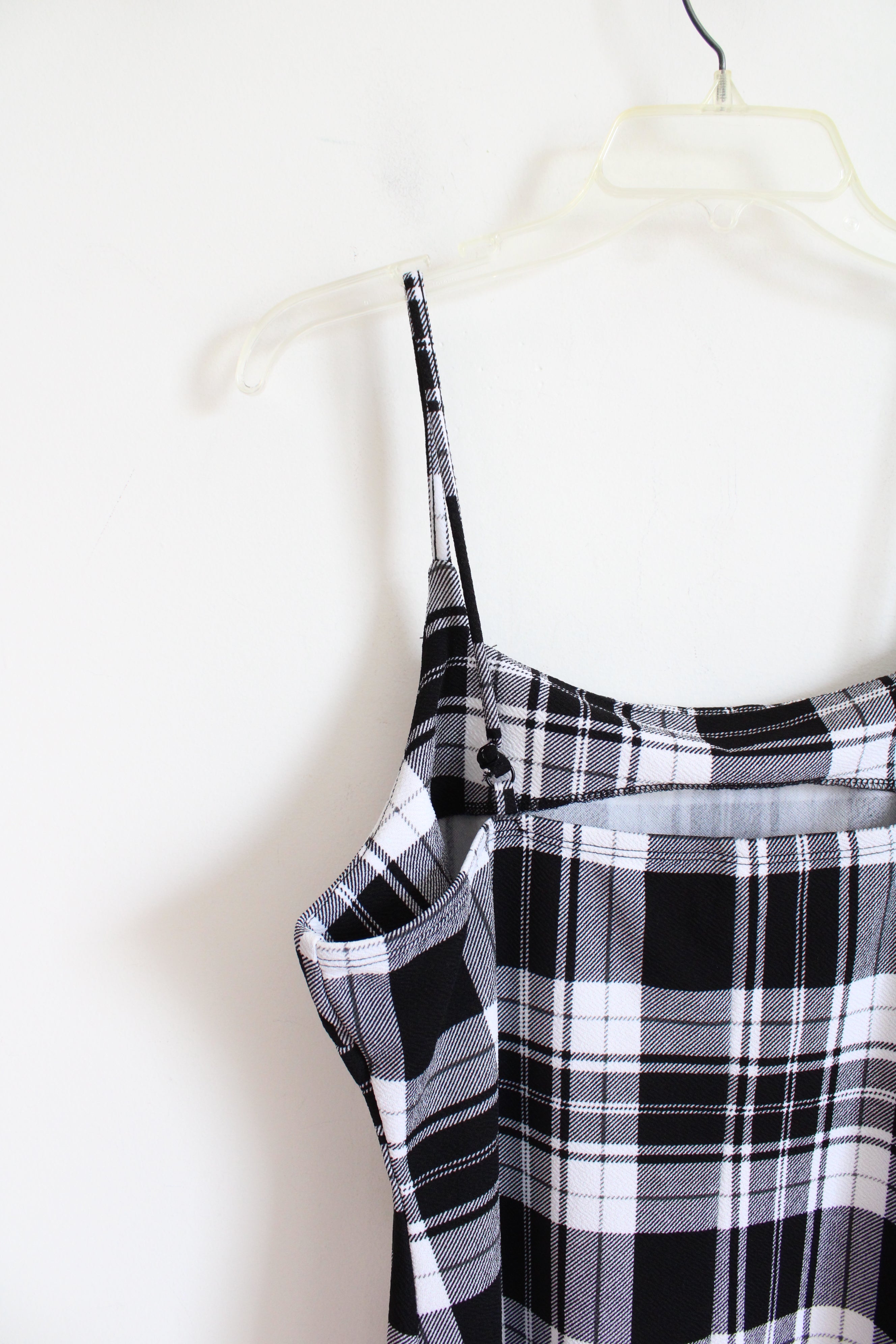 No Boundaries Black & White Plaid Dress | XXXL (21)