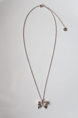 Talbots Bow Sterling Silver Necklace
