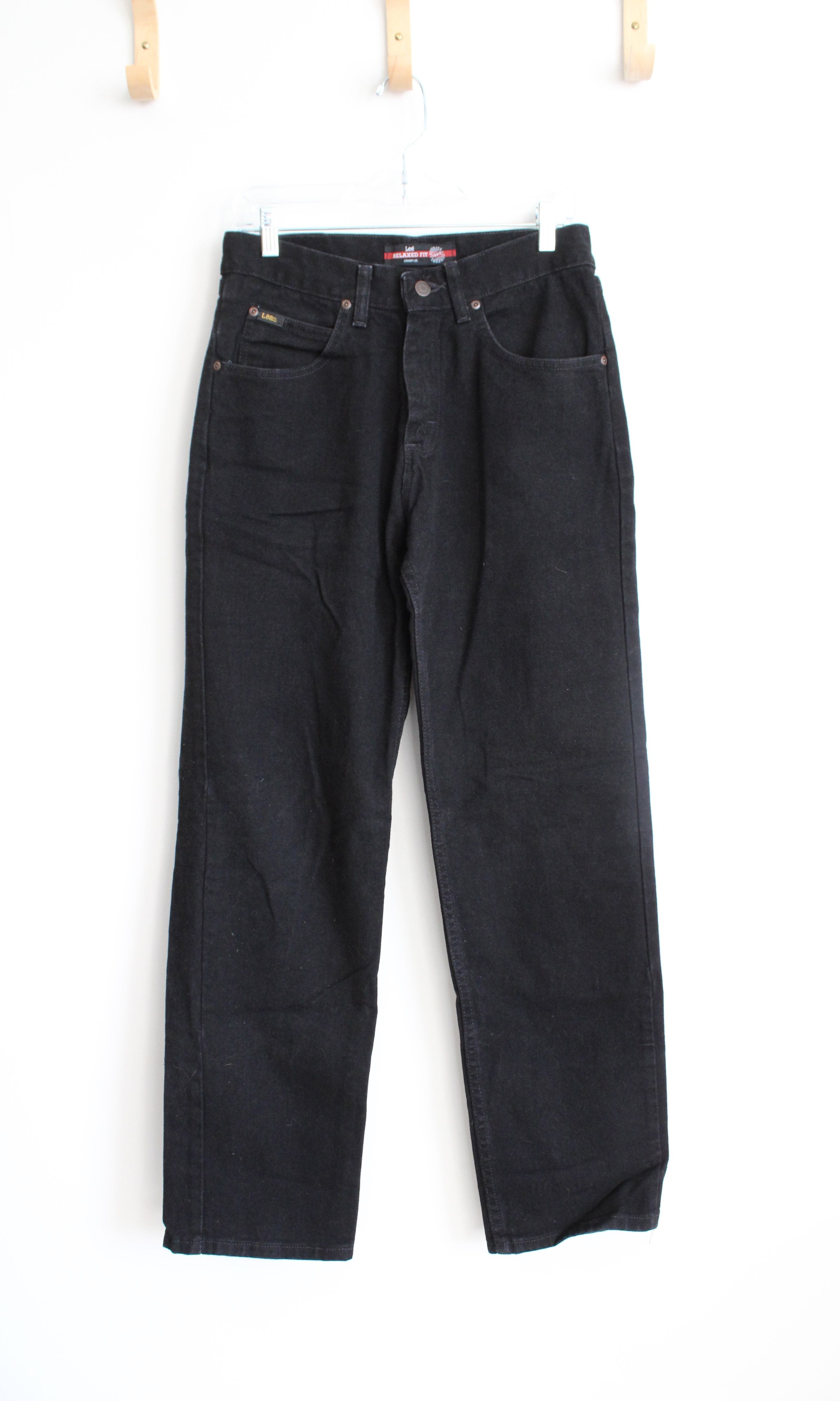 Lee Relaxed Fit Vintage Straight Leg Black Jeans | 31X32