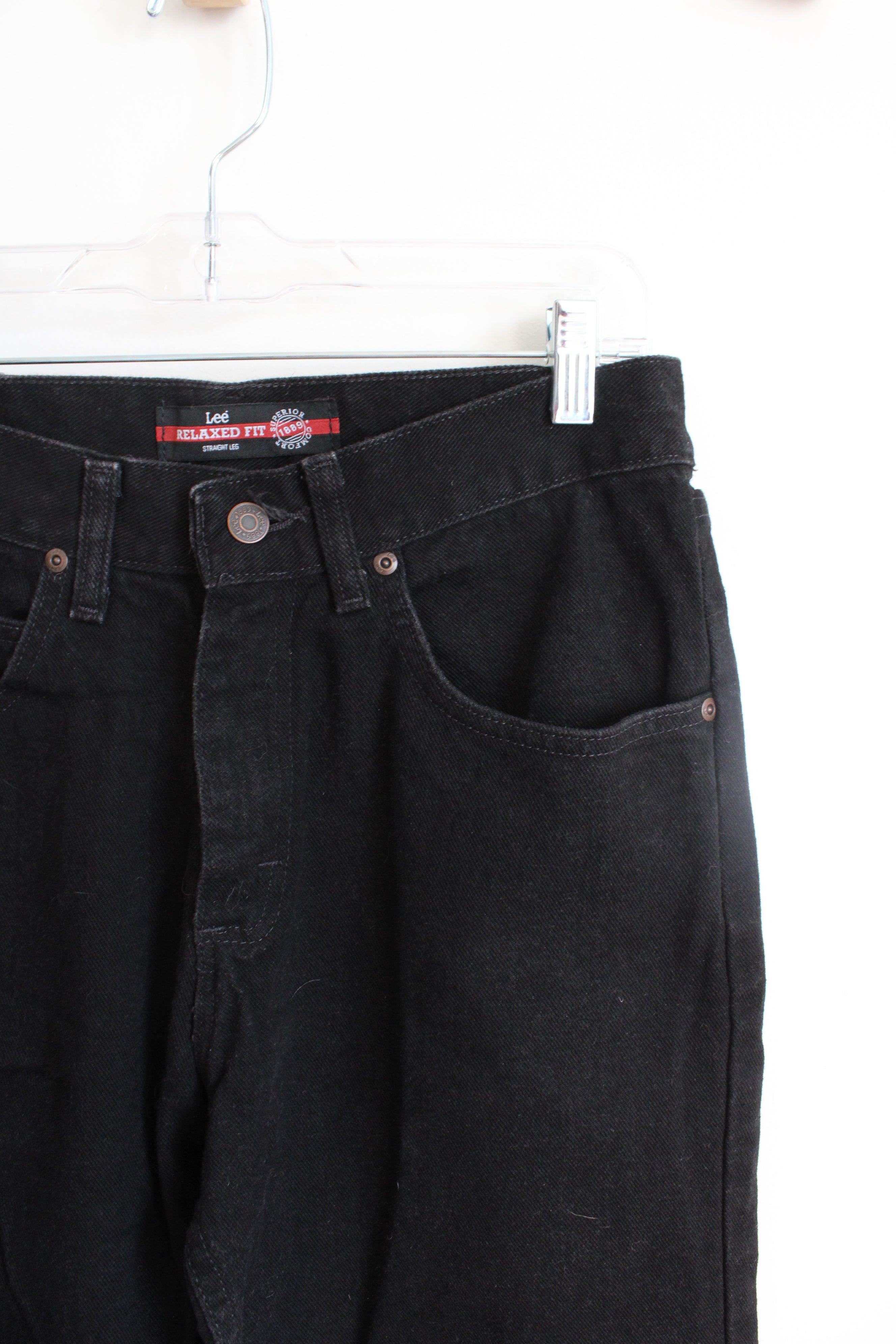 Lee Relaxed Fit Vintage Straight Leg Black Jeans | 31X32