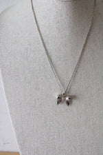 Talbots Bow Sterling Silver Necklace
