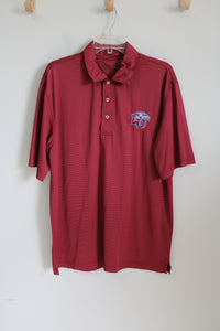 LU Red Logo Polo Shirt | L