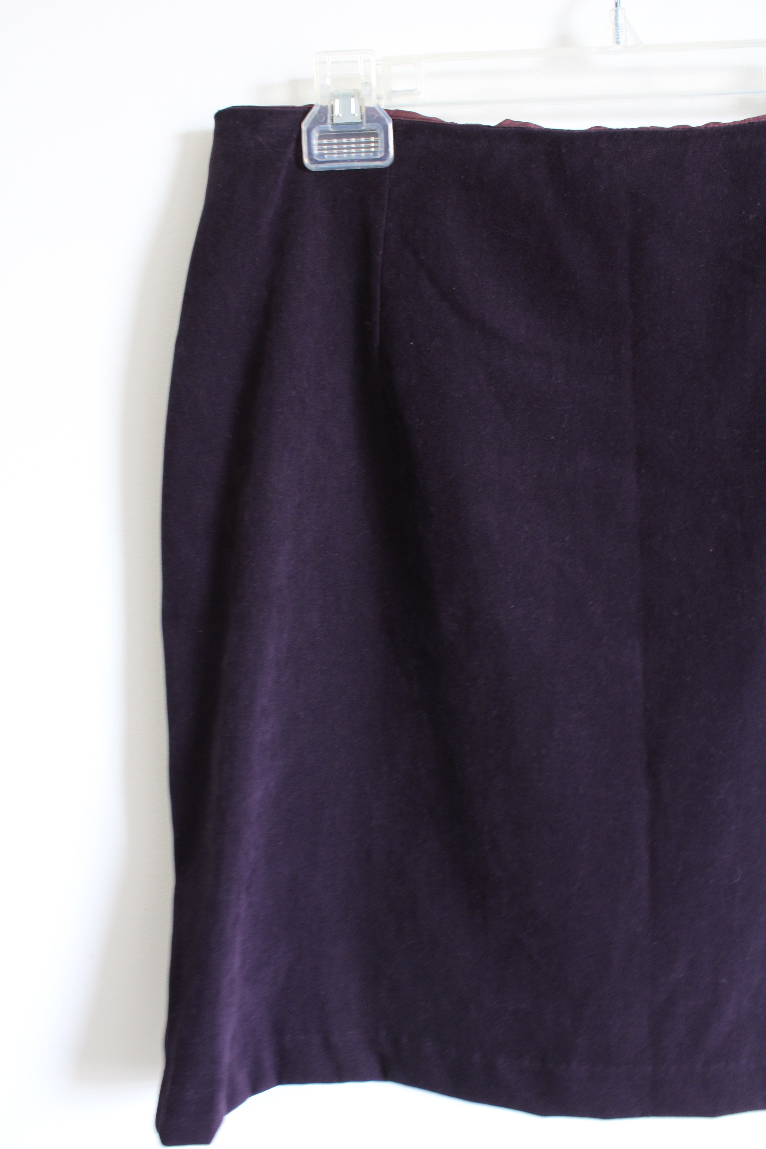 Dawn Joy Vintage Eggplant Purple Mini Sueded Skirt | 11/12