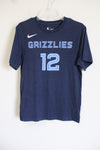 Nike NBA Grizzlies #12 Morant Blue Tee | S