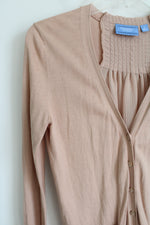 Simply Vera Wang Pink Cardigan | S