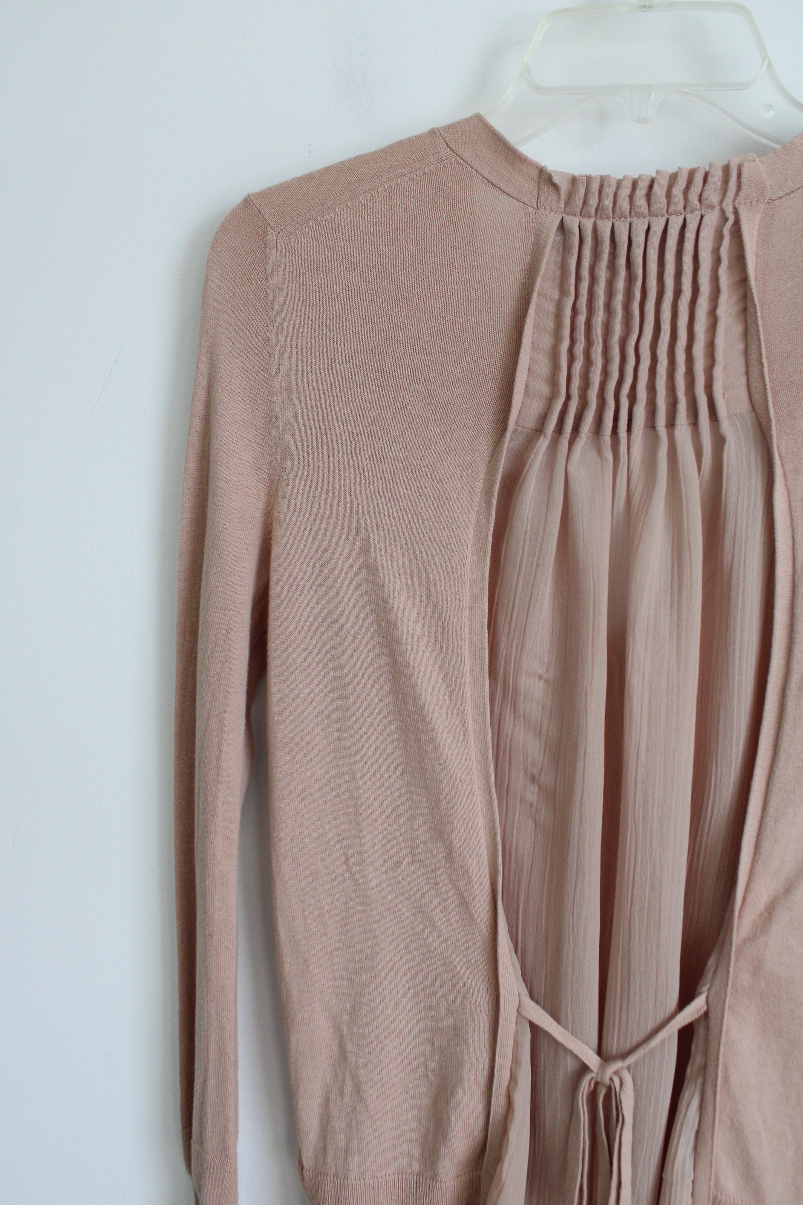 Simply Vera Wang Pink Cardigan | S