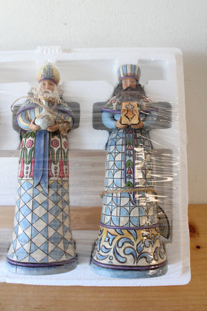 Jim Shore "Bearing Gifts" Three Wise Men Figurine Set