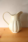 Vintage Romance Luster White Pitcher