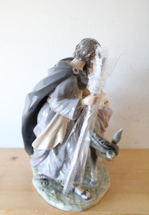 Classic Treasures Mary Joseph & Baby Jesus "Escape To Egypt" Porcelain Figurine