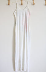 White Floral Maxi Sun Dress | S