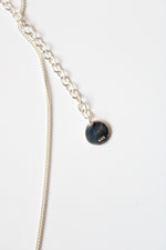 Talbots Sterling Silver Crystal Cluster Pendant Necklace