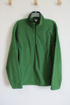 Old Navy Vintage Green Quarter Zip Pullover Sweatshirt | L