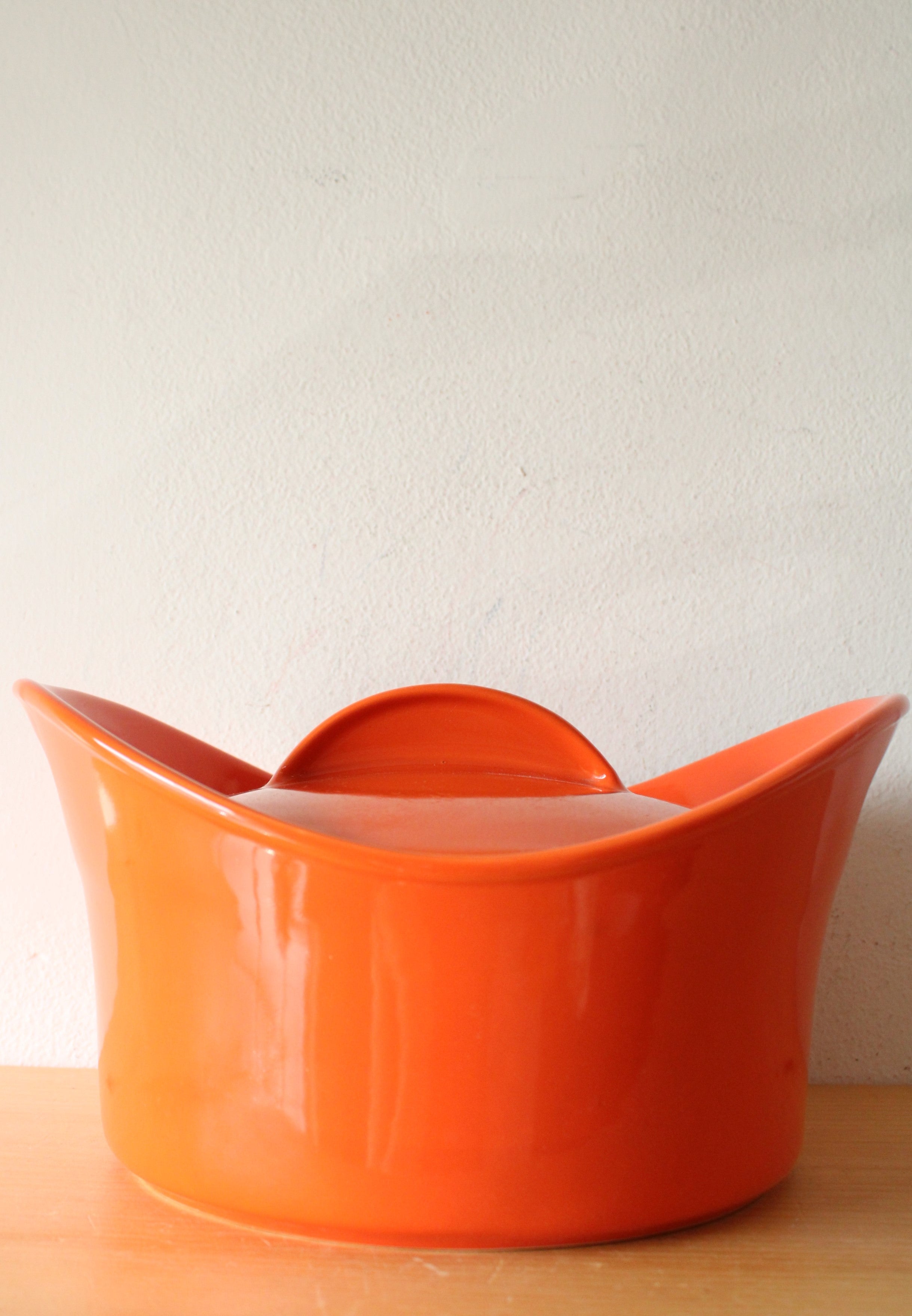 Rachel Ray Orange 2.75 Quart Ceramic Lidded Casserole Dish