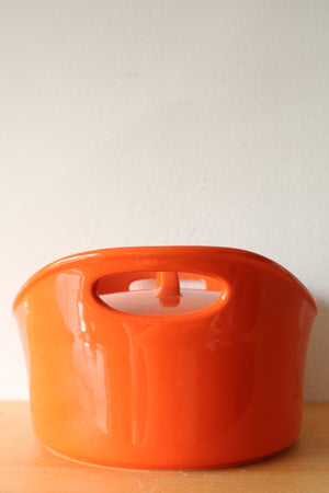 Rachel Ray Orange 2.75 Quart Ceramic Lidded Casserole Dish