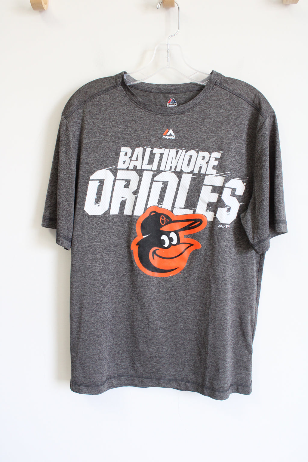 Majestic Cool Base Gray Baltimore Orioles Athletic Shirt | M