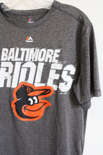 Majestic Cool Base Gray Baltimore Orioles Athletic Shirt | M