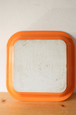 Fiesta Ware Orange Ceramic Square Dish | 9X9