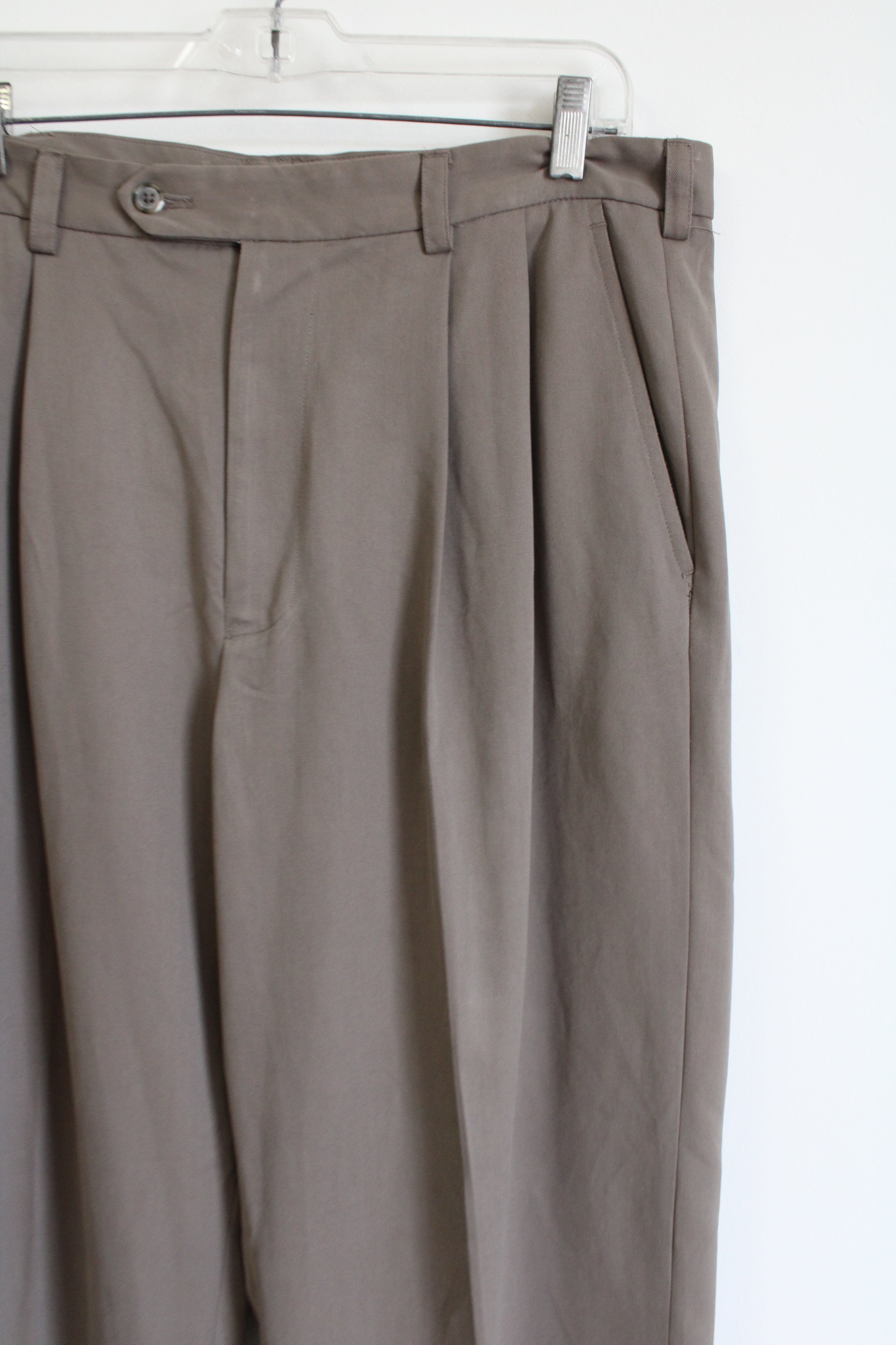 Izod Brown Trouser Pants | 36x32