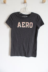 Aeropostale Gray Logo Tee | M
