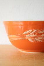 Pyrex Autumn Harvest Orange Wheat Vintage 403 2.5L Bowl