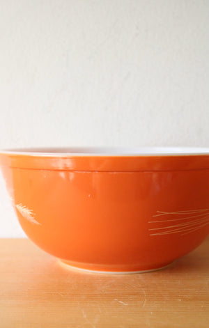 Pyrex Autumn Harvest Orange Wheat Vintage 403 2.5L Bowl