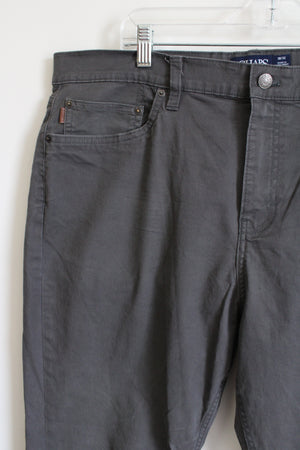 Chaps Straight Fit Gray Pants | 38x32